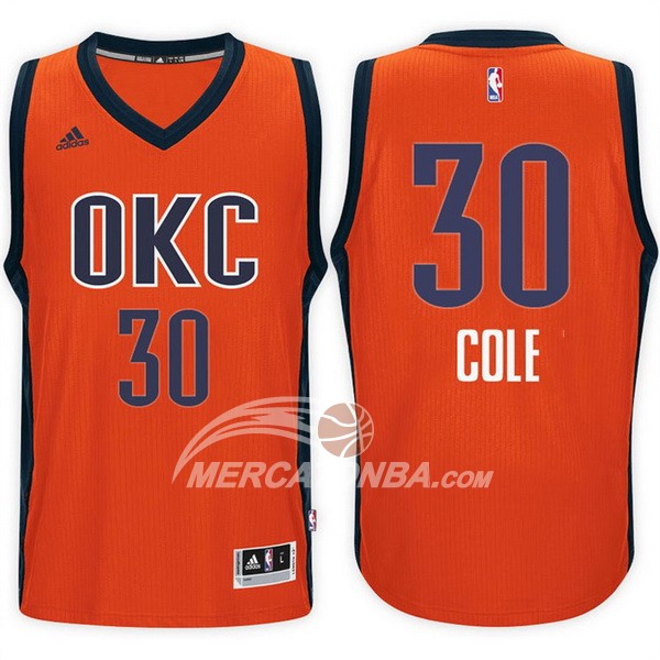Maglia NBA Cole Oklahoma City Thunder Naranja